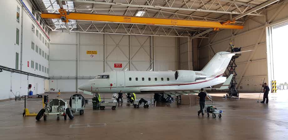 Nomad Technics completes first 6 & 12 month maintenance on a Challenger 604.